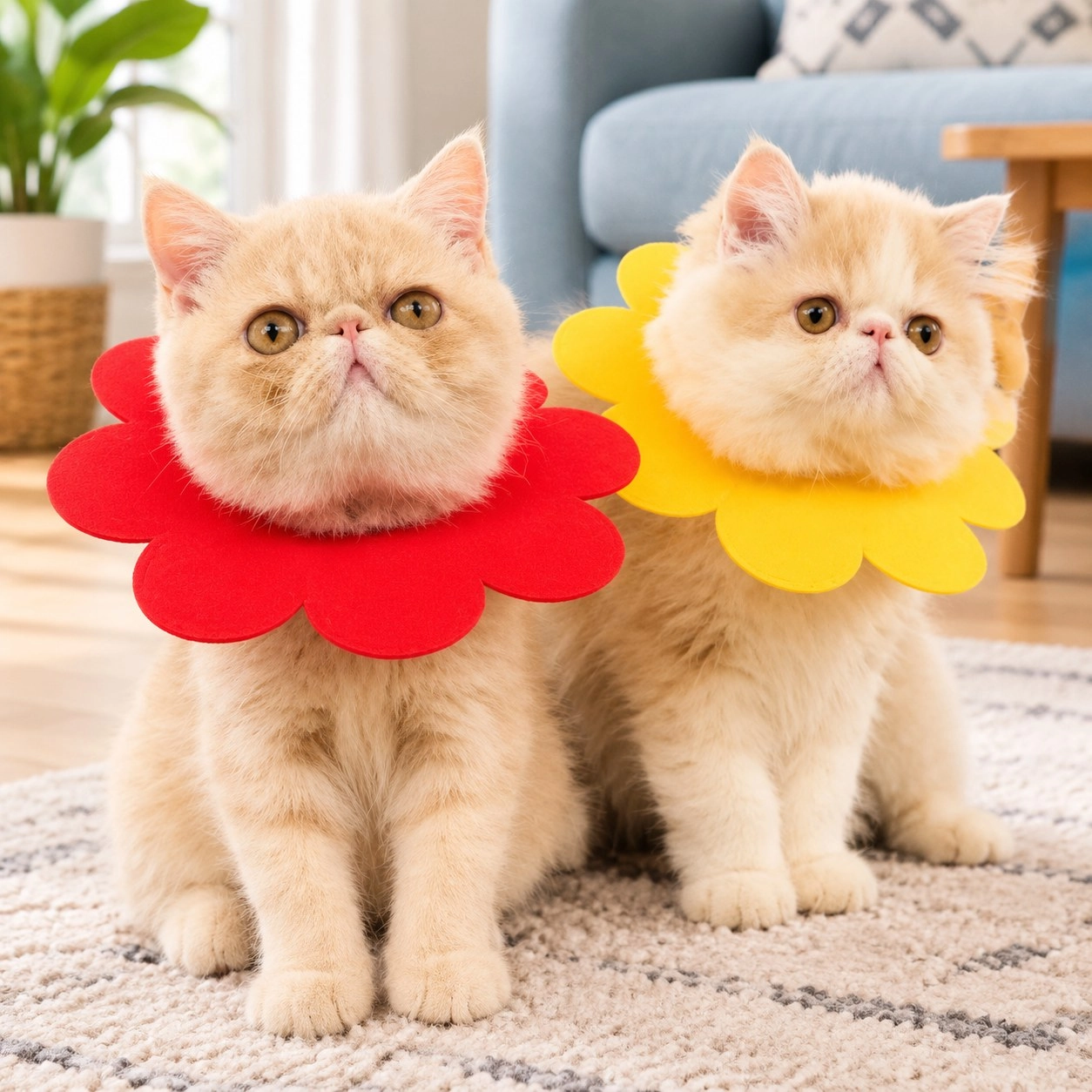 Woof & Meow Collier de protection anti-morsure pour blessures Sunflowers