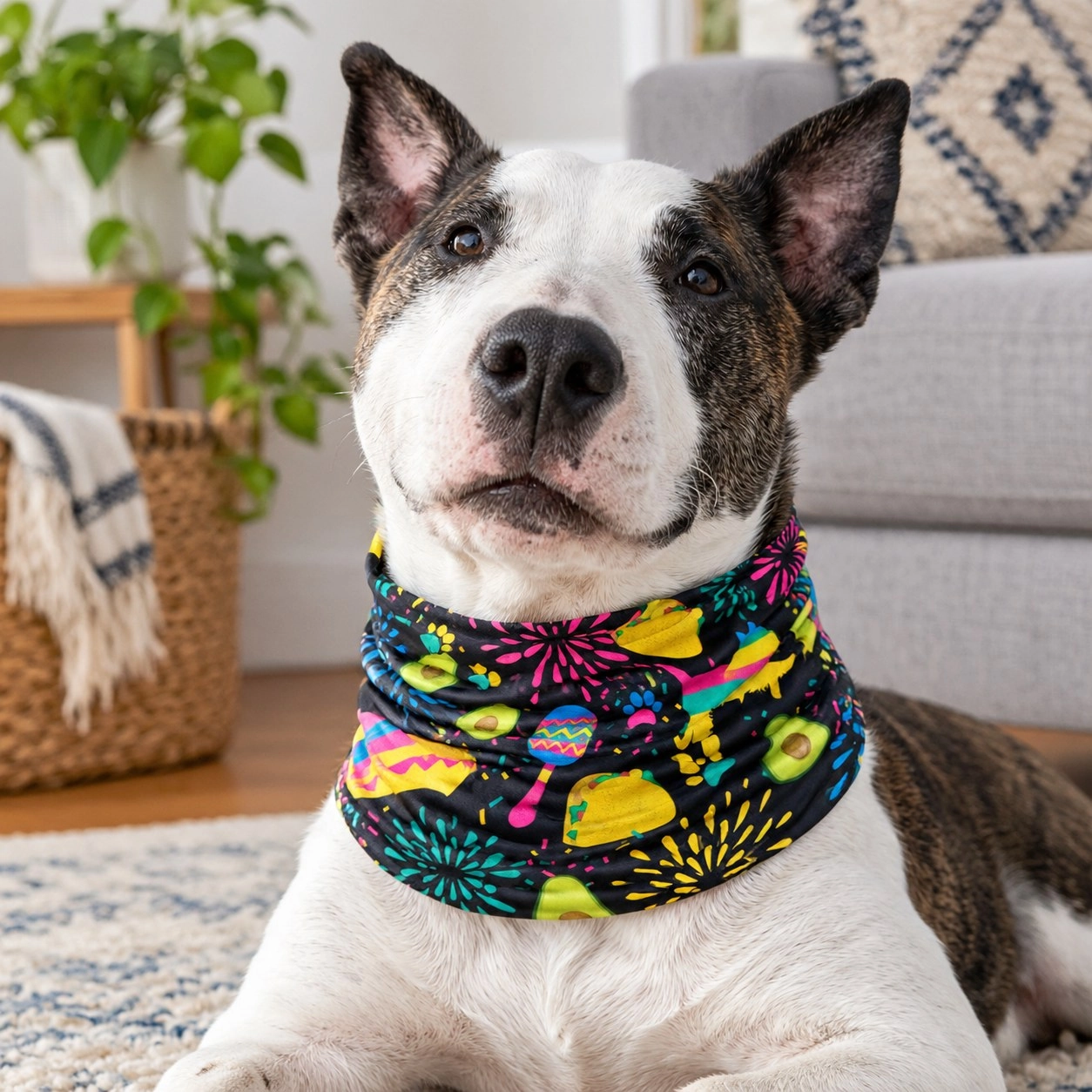 Pup Scruffs Taco Pawty Tour de cou pour chien — Vêtements pour chiens