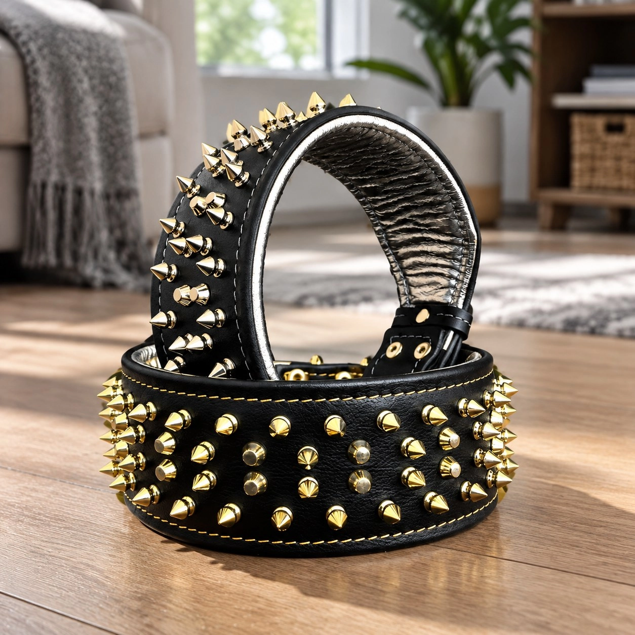 Bestia Le collier "Crown" Noir