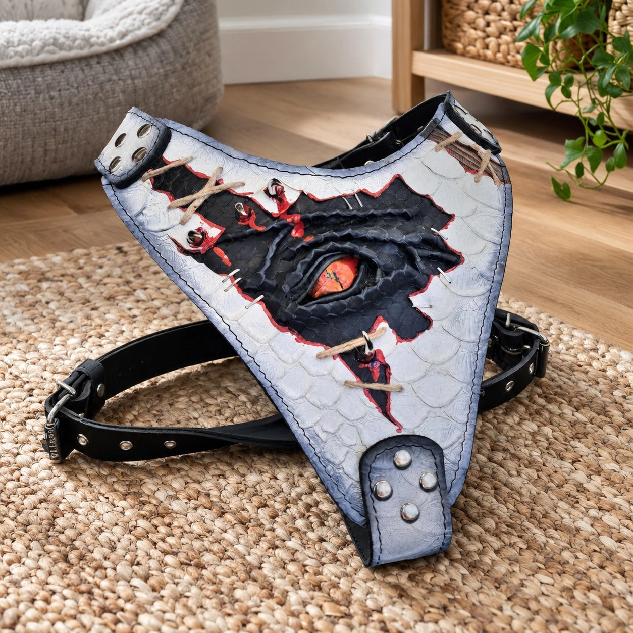 Bestia Le harnais « Dragon's Eye » LIMITED ! — Colliers, laisses et harnais