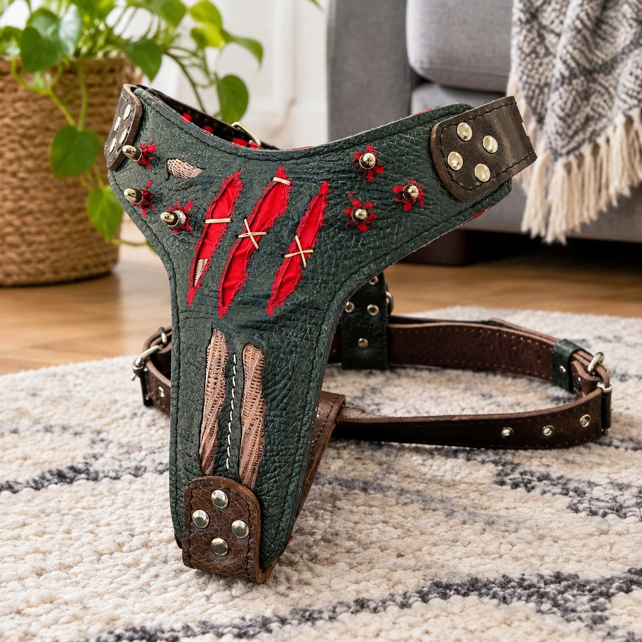Bestia Le harnais « Haunted » LIMITED — Colliers, laisses et harnais