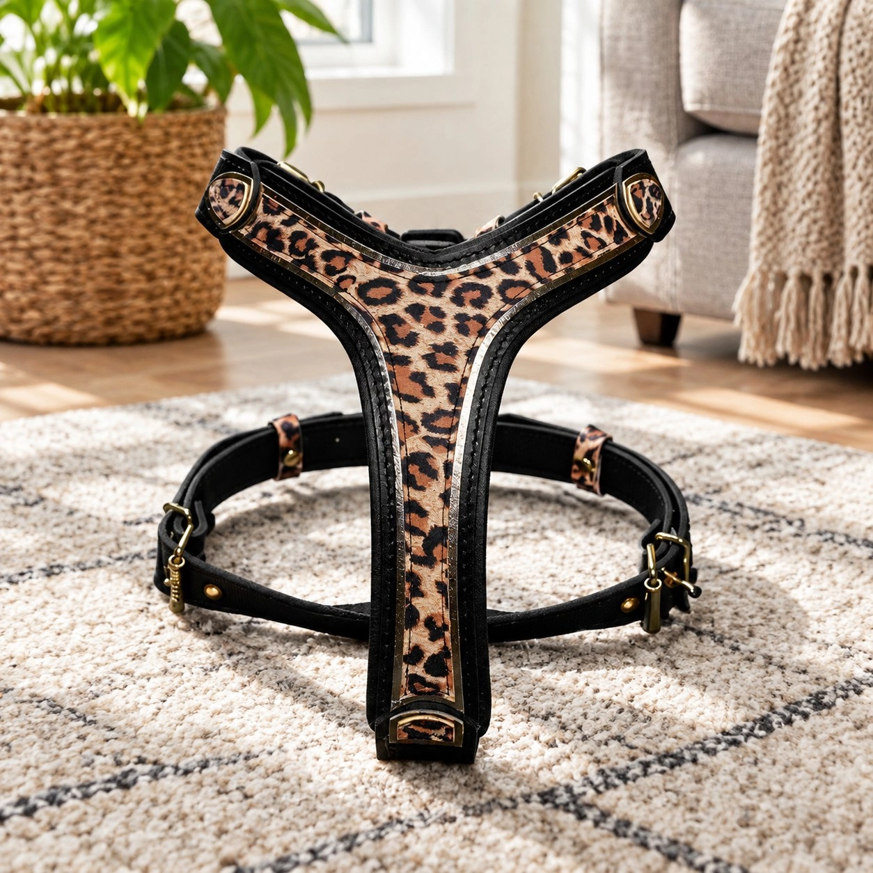 Bestia The Leopard Harness — Colliers, laisses et harnais