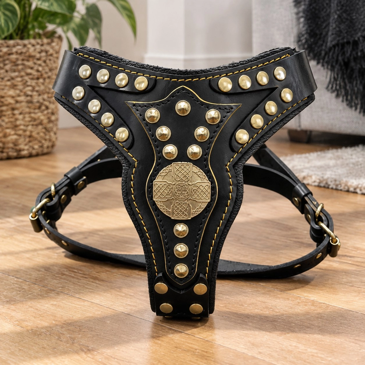 Bestia Le harnais « Maximus » V2 Taille Moyenne — Colliers, laisses et harnais