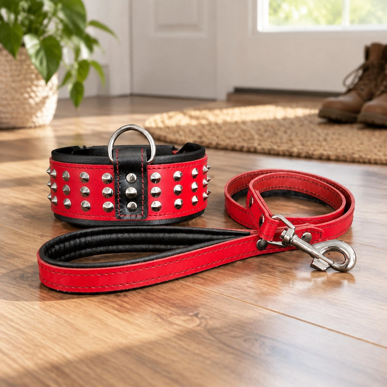 Bestia L'ensemble "Star" - collier & laisse