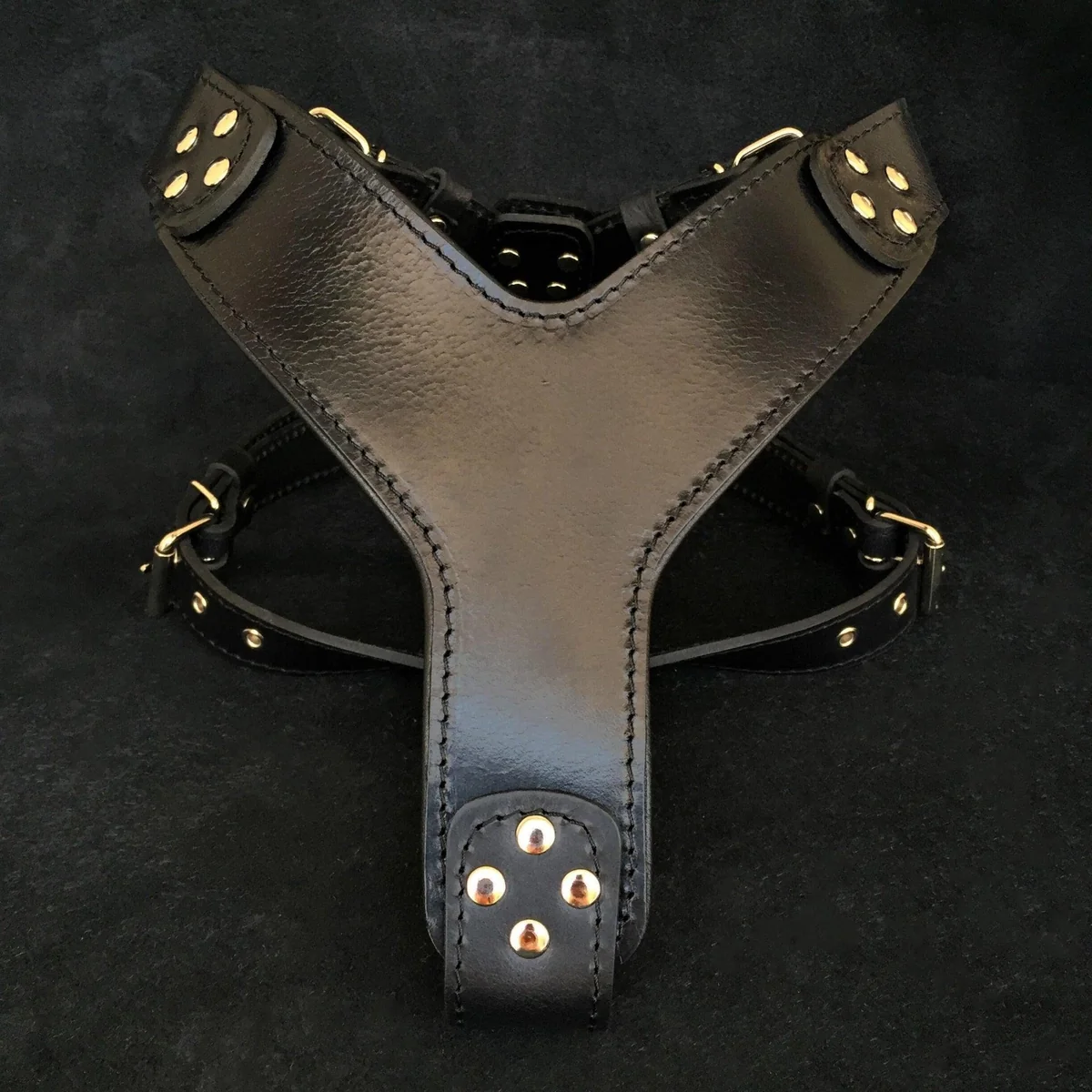 Bestia The ''Style'' harness Black — Colliers, laisses et harnais