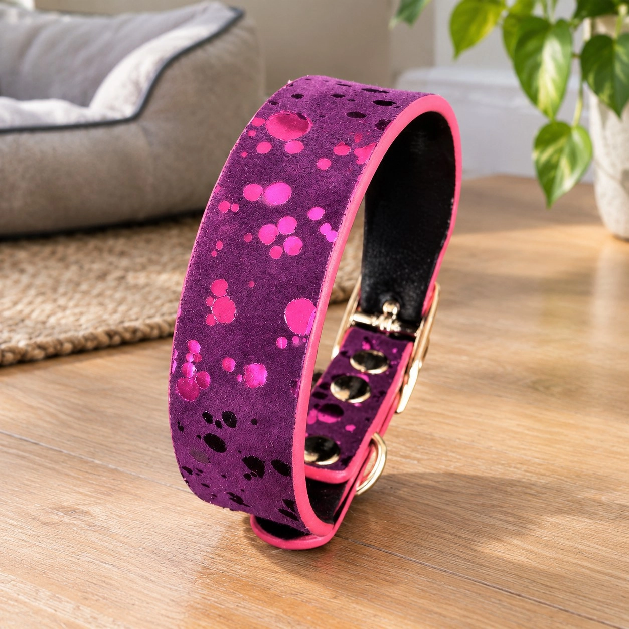 Bestia Le collier pour chiot "Viola Drops"