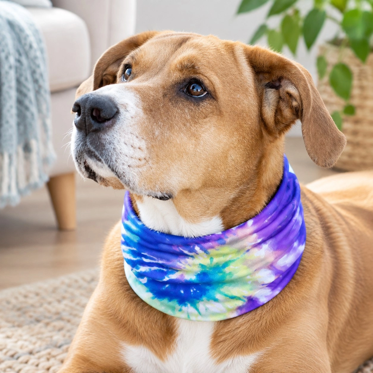 Pup Scruffs Tie Dye tour de cou pour chien — Vêtements pour chiens