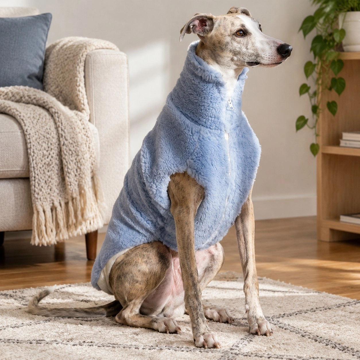 Mellow Pet Store Gilet en laine pour chien - Bleu — Vêtements pour chiens