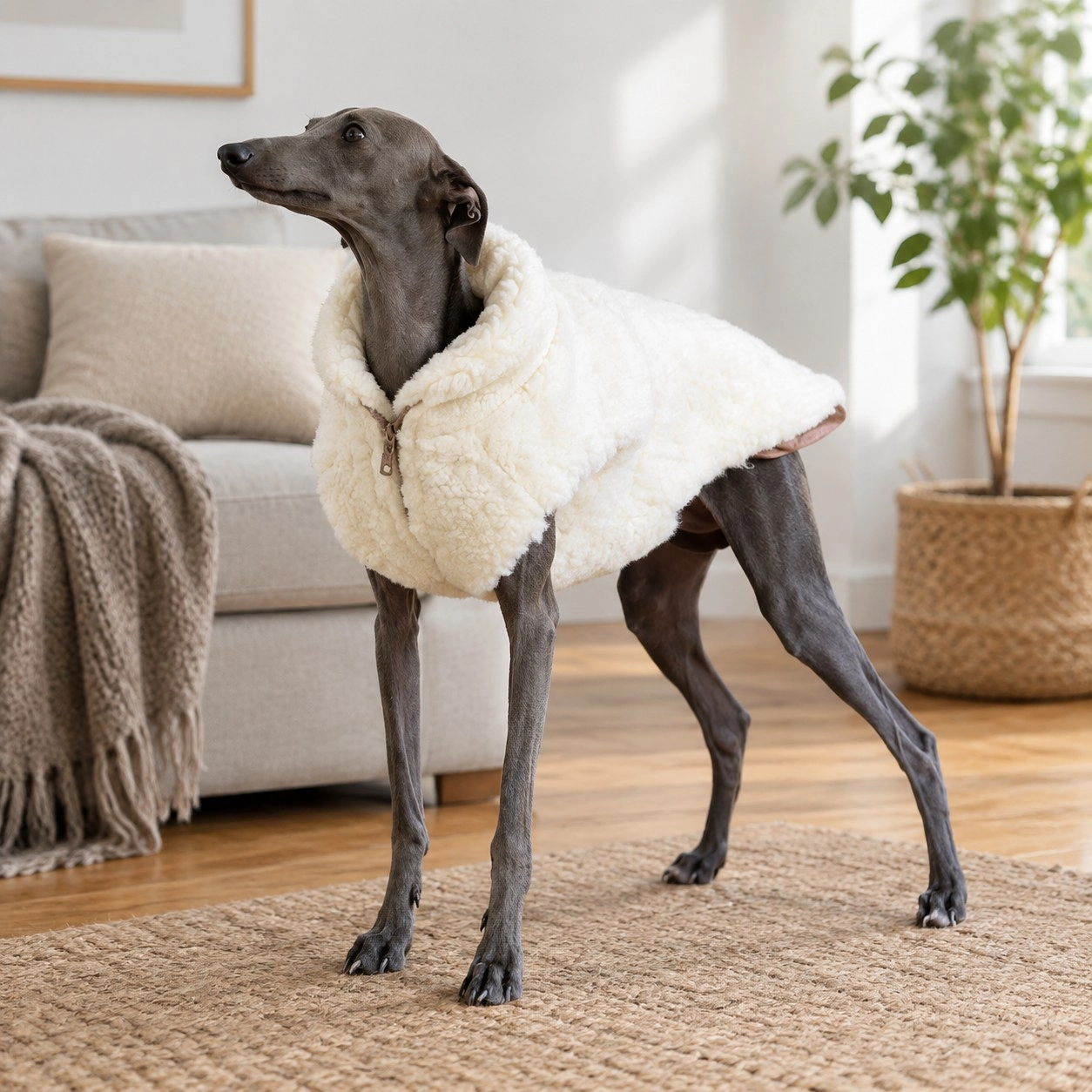 Mellow Pet Store Gilet en laine pour chien - Blanc — Vêtements pour chiens